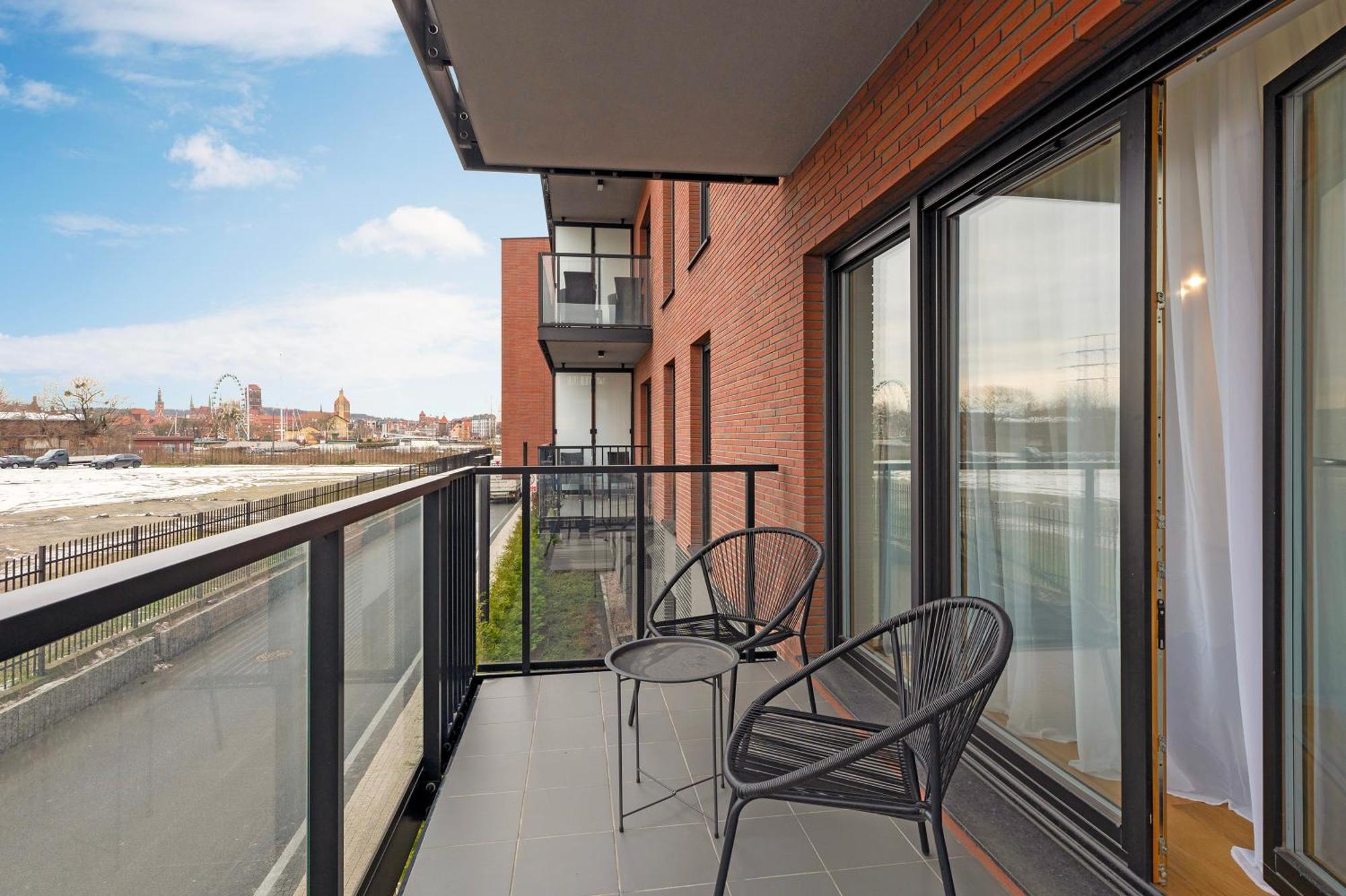 Nadmotlawie Riverside - Sauna, Gym & Parking By Downtown Apartments グダニスク 部屋 写真