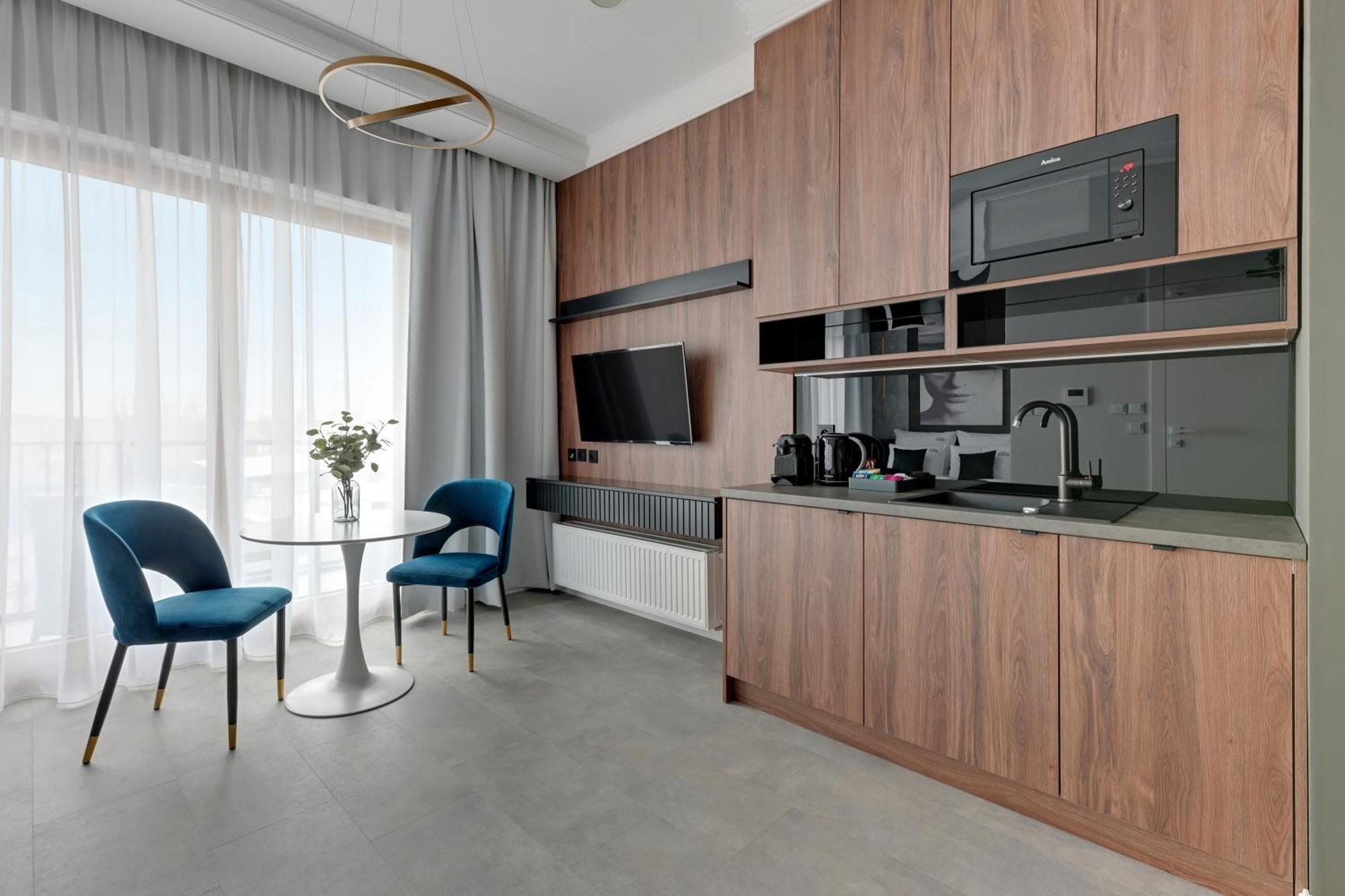 Nadmotlawie Riverside - Sauna, Gym & Parking By Downtown Apartments グダニスク 部屋 写真