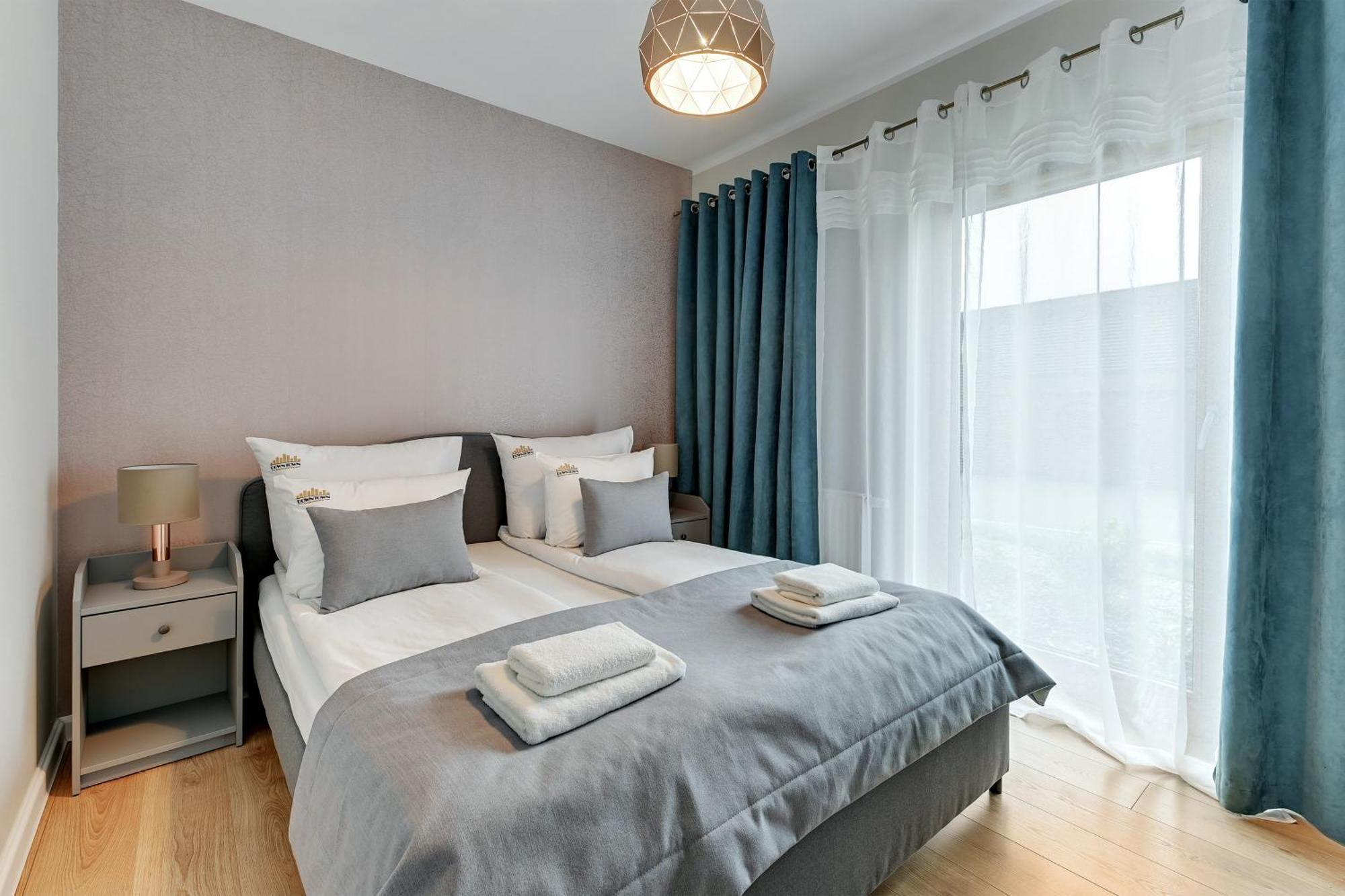 Nadmotlawie Riverside - Sauna, Gym & Parking By Downtown Apartments グダニスク 部屋 写真