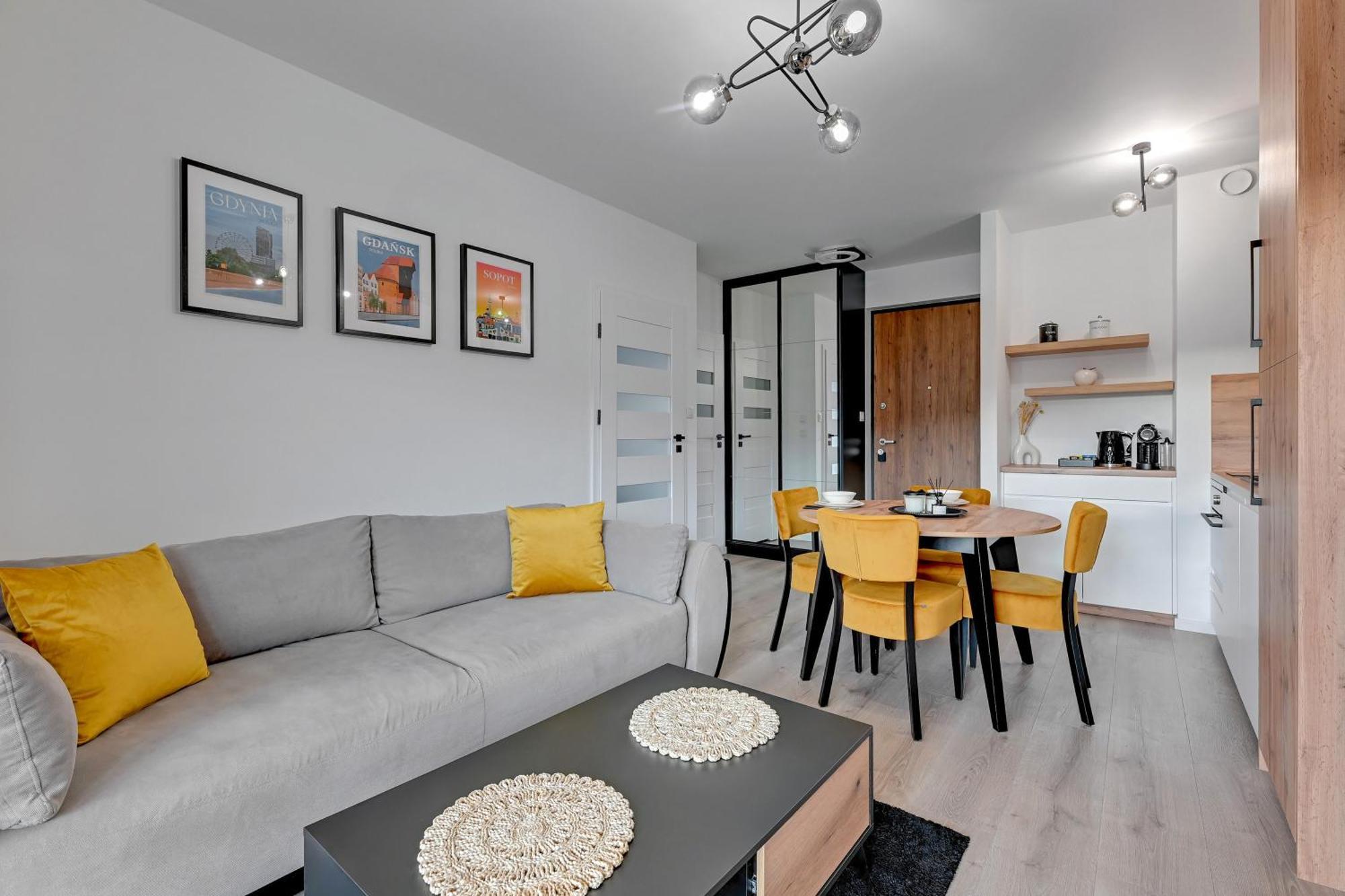 Nadmotlawie Riverside - Sauna, Gym & Parking By Downtown Apartments グダニスク 部屋 写真