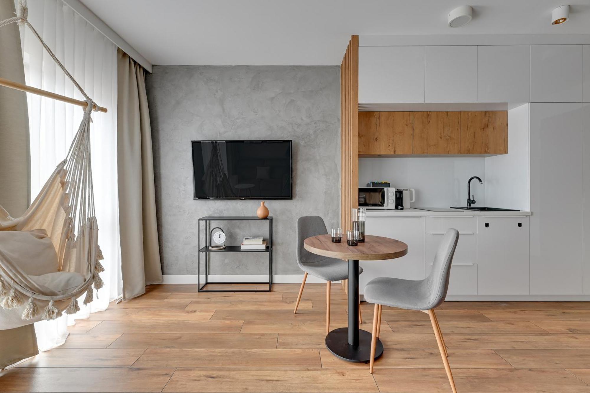 Nadmotlawie Riverside - Sauna, Gym & Parking By Downtown Apartments グダニスク 部屋 写真