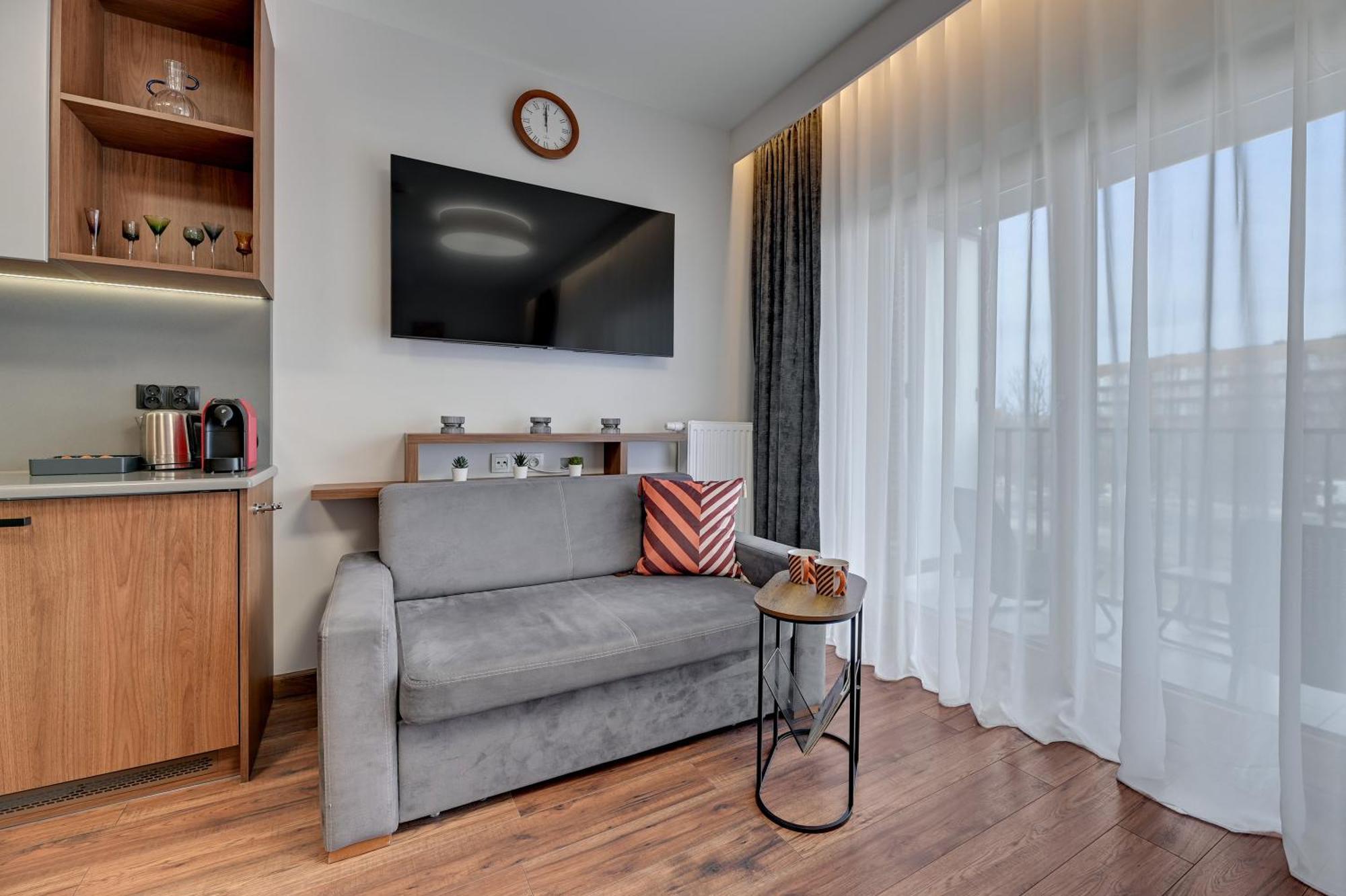 Nadmotlawie Riverside - Sauna, Gym & Parking By Downtown Apartments グダニスク 部屋 写真